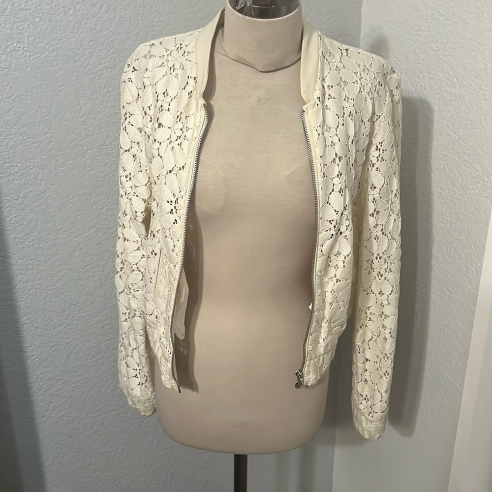 Cute lace crop jacket